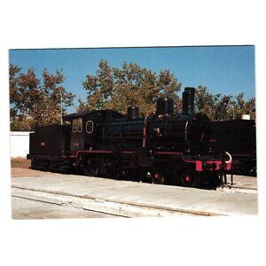 Postcard Locomotive De Vapor 230 4001 Hanomag Henschel Maffei Train Spain #328